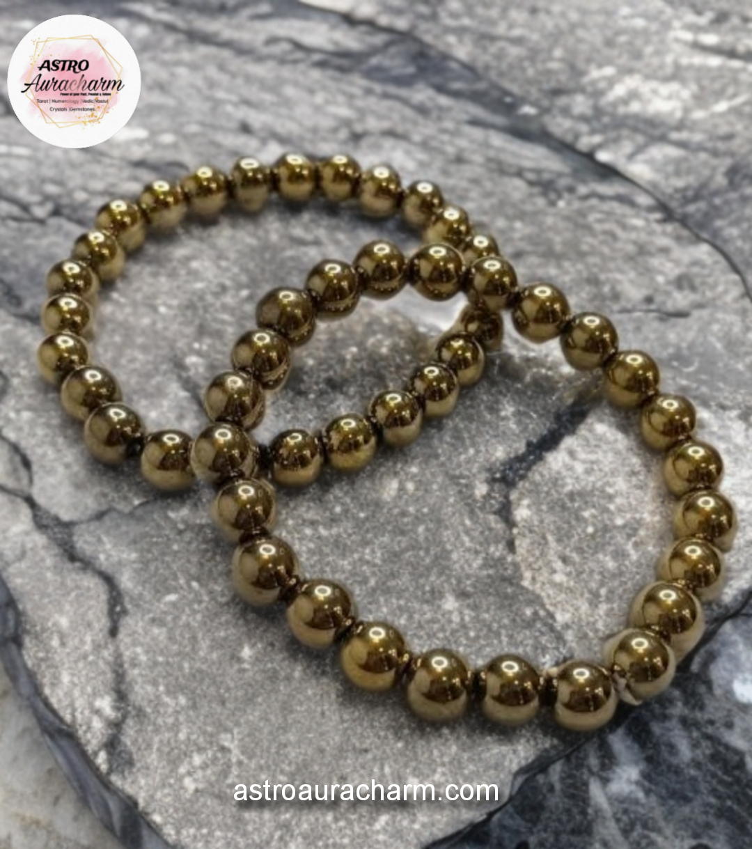 Golden Pyrite Bracelet for Overall Financial Growth