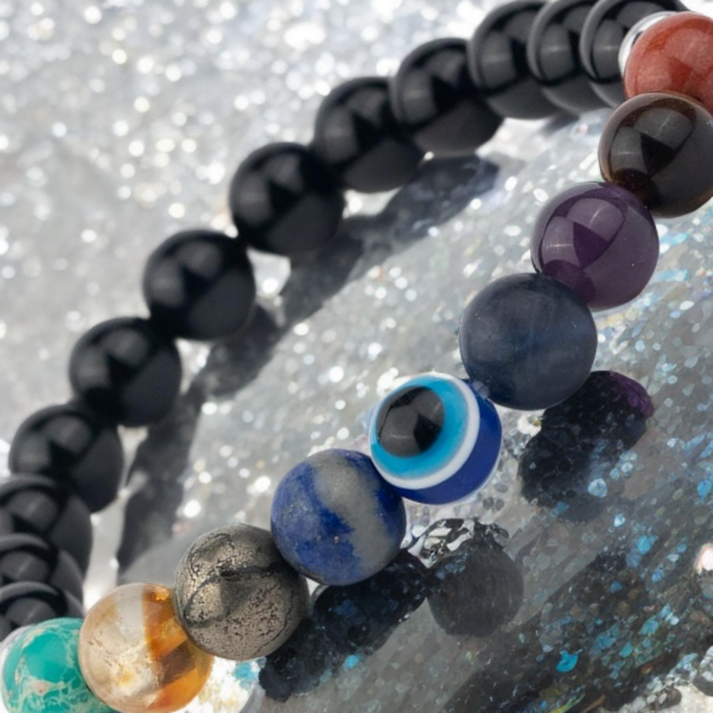 Magical 9 Chakras Bracelet with Evil eye removal - Image 2